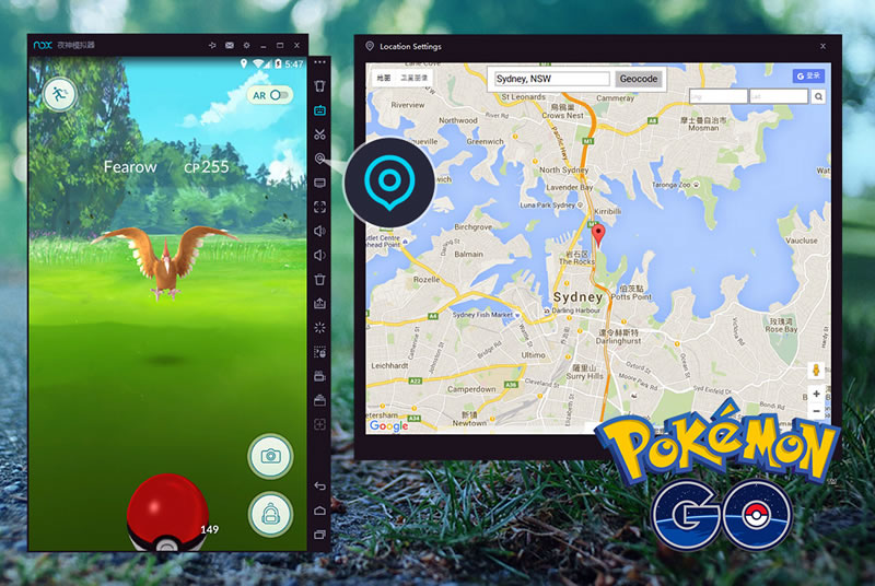 Play Pokemon Go on PC Emulator fake GPS